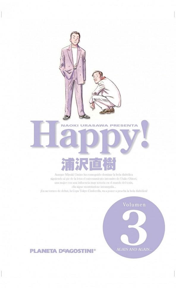 HAPPY! 3 | 9788415921035 | URASAWA, NAOKI  | Llibreria La Gralla | Llibreria online de Granollers