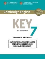 CAMBRIDGE ENGLISH KEY 7 STUDENT’S BOOK WITHOUT ANSWERS | 9781107641853 | Llibreria La Gralla | Llibreria online de Granollers