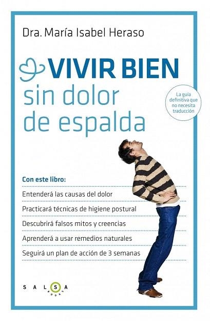 VIVIR BIEN SIN DOLOR DE ESPALDA | 9788415193456 | HERASO, MARÍA ISABEL  | Llibreria La Gralla | Llibreria online de Granollers