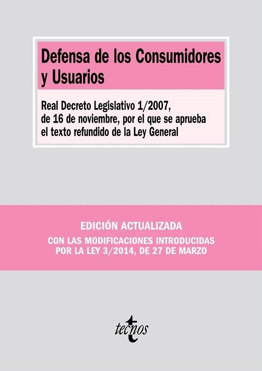 DEFENSA DE LOS CONSUMIDORES Y USUARIOS (BIBLIOTECA DE TEXTOS LEGALES) | 9788430962297 | Llibreria La Gralla | Llibreria online de Granollers