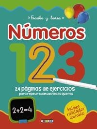 ESCRIBE Y BORRA NÚMEROS 123 | 9788490370148 | TODOLIBRO, EQUIPO | Llibreria La Gralla | Llibreria online de Granollers