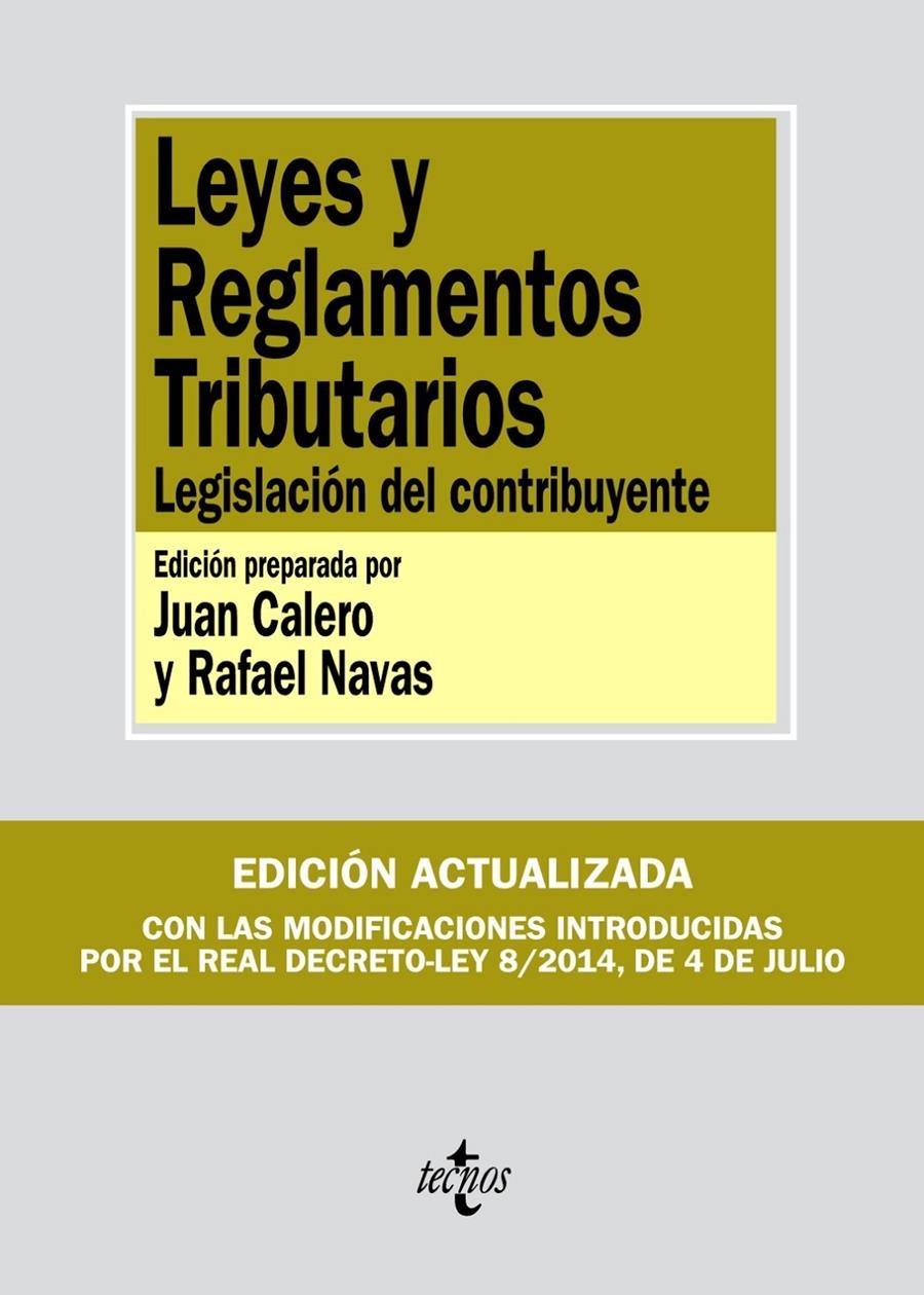 LEYES Y REGLAMENTOS TRIBUTARIOS | 9788430963492 | EDITORIAL TECNOS | Llibreria La Gralla | Llibreria online de Granollers