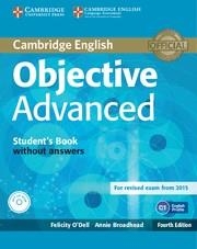 OBJECTIVE ADVANCED 4TH EDITION STUDENT'S BOOK WITHOUT ANSWERS WITH CD-ROM | 9781107674387 | Llibreria La Gralla | Llibreria online de Granollers