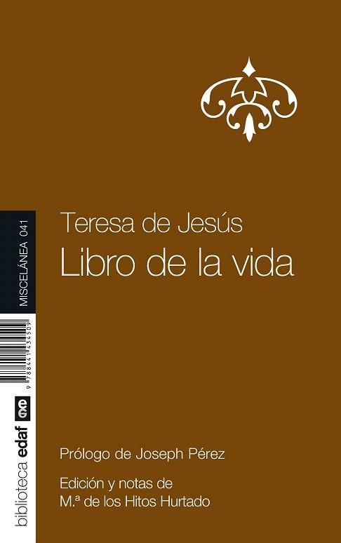 LIBRO DE LA VIDA | 9788441434509 | TERESA DE JESÚS | Llibreria La Gralla | Llibreria online de Granollers