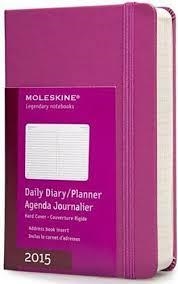 AGENDA 2015  MOLESKINE MAGENTA 9X14CM DP | 9788867322657 | Llibreria La Gralla | Llibreria online de Granollers