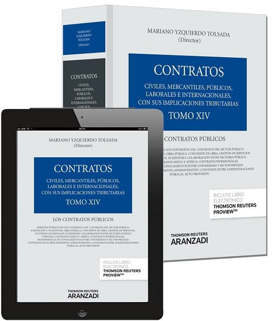 TOMO XIV. LOS CONTRATOS PÚBLICOS (DÚO) | 9788490593844 | YZQUIERDO TOLSADA, MARIANO  | Llibreria La Gralla | Llibreria online de Granollers