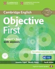 OBJECTIVE FIRST FOR SPANISH SPEAKERS STUDENT S BOOK | 9788483236918 | Llibreria La Gralla | Llibreria online de Granollers