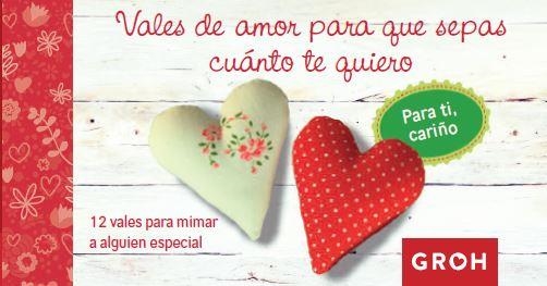 VALES DE AMOR PARA QUE SEPAS CUÁNTO TE QUIERO | 9788490680322 | GROH | Llibreria La Gralla | Llibreria online de Granollers