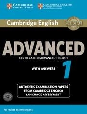 CAMBRIDGE ENGLISH ADVANCED 1 SELF STUDY REVISED EXAM 2015 | 9781107654969 | Llibreria La Gralla | Llibreria online de Granollers