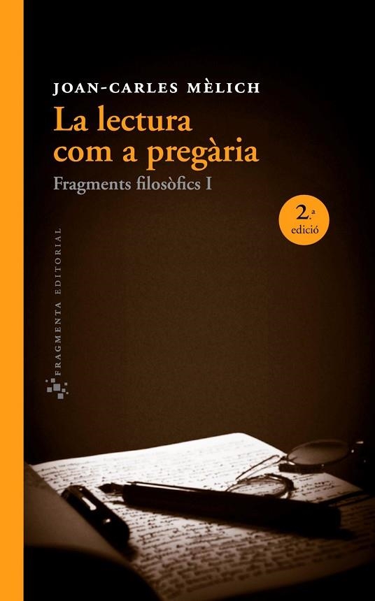 LECTURA COM A PREGARIA | 9788415518051 | MELICH, | Llibreria La Gralla | Librería online de Granollers