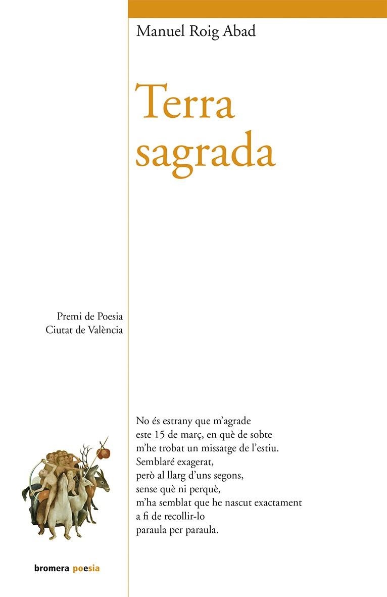 TERRA SAGRADA (PREMI DE POESIA CIUTAT DE VALÈNCIA) | 9788490263075 | ROIG, MANUEL | Llibreria La Gralla | Llibreria online de Granollers