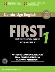 CAMBRIDGE ENGLISH FIRST 1 FOR REVISED EXAM FROM 2015 STUDENT S BOOK PACK (STUDENT S BOOK WITH ANSWERS AND AUDIO CDS (2))  | 9781107663312 | Llibreria La Gralla | Llibreria online de Granollers