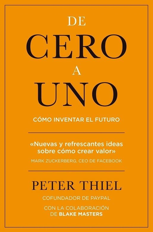 DE CERO A UNO | 9788498753530 | THIEL, PETER | Llibreria La Gralla | Llibreria online de Granollers