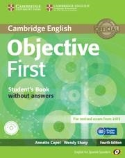 OBJECTIVE FIRST STUDENT'S BOOK WITHOUT KEY | 9788483236888 | Llibreria La Gralla | Llibreria online de Granollers