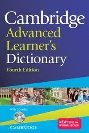 CAMBRIDGE ADVANCED LEARNER'S DICTIONARY WITH CD-ROM 4TH EDITION  | 9781107619500 | Llibreria La Gralla | Llibreria online de Granollers