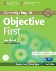 OBJECTIVE FIRST WORKBOOK WITH ANSWERS WITH AUDIO CD  4TH EDITION | 9781107628458 | CAPEL, ANNETTE - SHARP, WENDY | Llibreria La Gralla | Llibreria online de Granollers