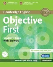 OBJECTIVE FIRST  STUDENT'S BOOK WITH ANSWERS WITH CD-ROM  FOURTH EDITION | 9781107628304 | Llibreria La Gralla | Llibreria online de Granollers