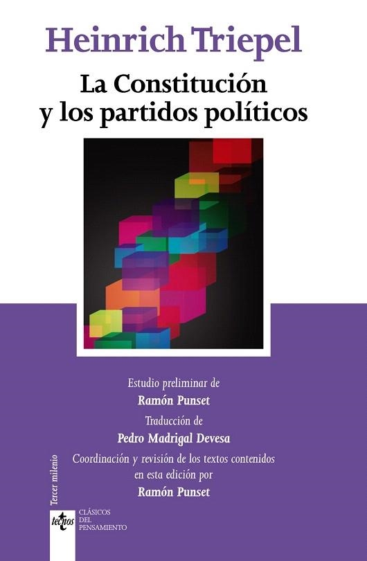 CONSTITUCIÓN Y LOS PARTIDOS POLÍTICOS, LA | 9788430965502 | TRIEPEL, HEINRICH | Llibreria La Gralla | Librería online de Granollers