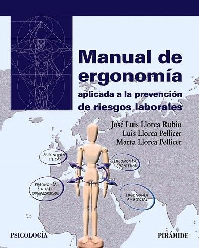 MANUAL DE ERGONOMÍA APLICADA A LA PREVENCIÓN DE RIESGOS LABORALES | 9788436833294 | LLORCA RUBIO, JOSÉ LUIS/LLORCA PELLICER, LUIS/LLORCA PELLICER, MARTA | Llibreria La Gralla | Llibreria online de Granollers