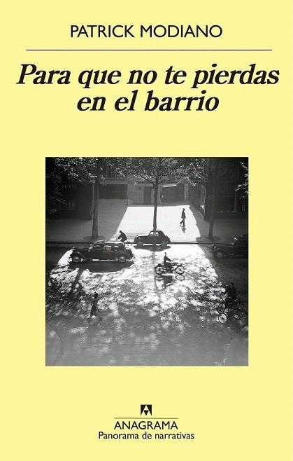 PARA QUE NO TE PIERDAS EN EL BARRIO | 9788433979308 | MODIANO, PATRICK | Llibreria La Gralla | Librería online de Granollers