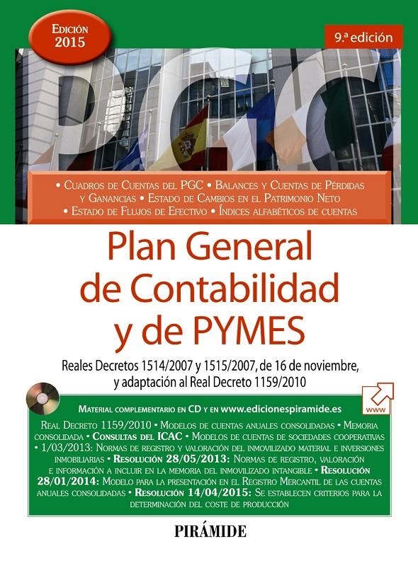 PLAN GENERAL DE CONTABILIDAD Y DE PYMES ( EDICIÓN 2015 ) | 9788436834017 | EDICIONES PIRÁMIDE | Llibreria La Gralla | Llibreria online de Granollers