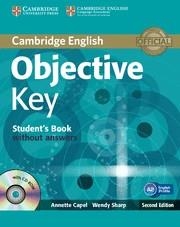 OBJECTIVE KEY STUDENT'S BOOK WITHOUT ANSWERS WITH CD-ROM  2N EDITION | 9781107662827 | Llibreria La Gralla | Llibreria online de Granollers