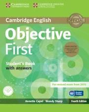 OBJECTIVE FIRST STUDENT'S BOOK PACK (STUDENT'S BOOK WITH ANSWERS AND CD-ROM  | 9781107628472 | CAPEL, ANNETTE/SHARP, WENDY | Llibreria La Gralla | Llibreria online de Granollers