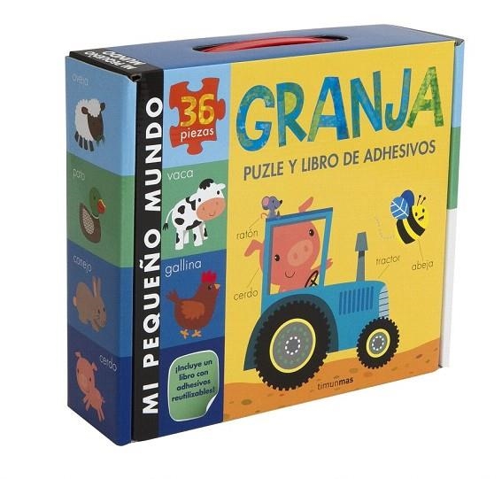 GRANJA. PUZLE Y LIBRO DE ADHESIVOS | 9788408134947 | LITTLE TIGER PRESS | Llibreria La Gralla | Llibreria online de Granollers