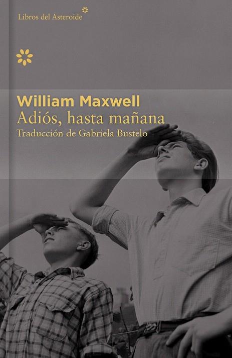 ADIÓS, HASTA MAÑANA | 9788416213405 | MAXWELL, WILLIAM | Llibreria La Gralla | Llibreria online de Granollers