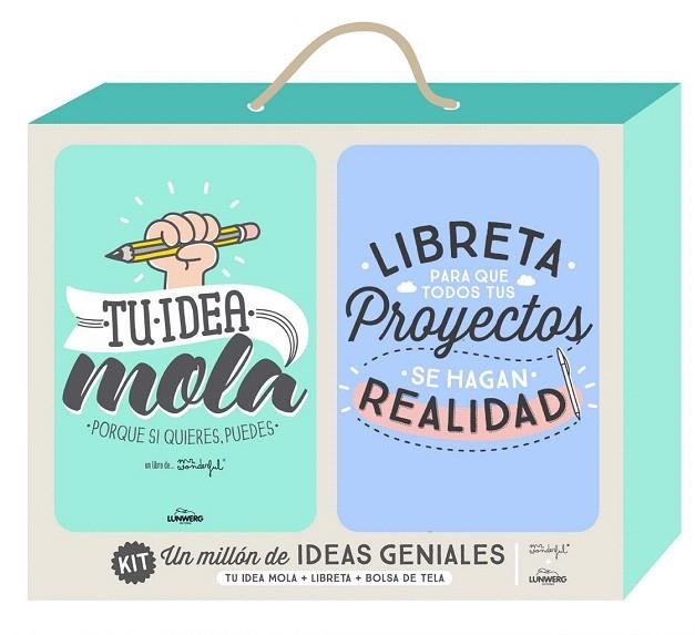 KIT UN MILLÓN DE IDEAS GENIALES | 9788416489206 | MR. WONDERFUL | Llibreria La Gralla | Llibreria online de Granollers