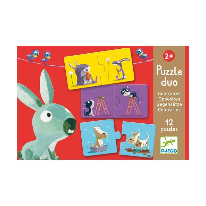 PUZZLE DJECO DUO CONTRARIOS | 3070900081628 | TOPDJ08162 | Llibreria La Gralla | Llibreria online de Granollers