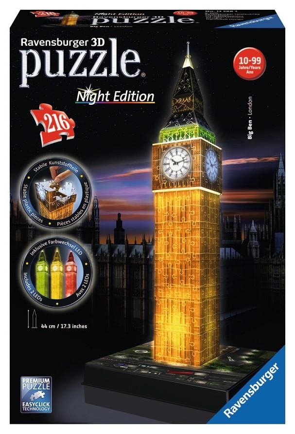 PUZZLE 3D BIG BEN | 4005556125883 | RAVENSBURGER | Llibreria La Gralla | Llibreria online de Granollers