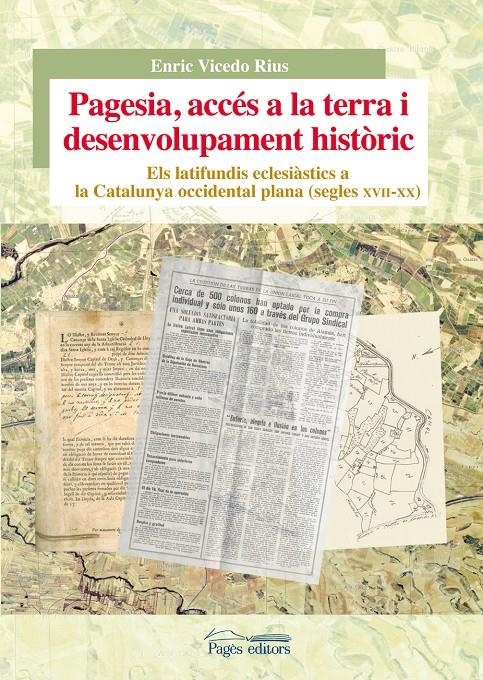 PAGESIA, ACCES A LA TERRA I DESENVOLUPAMENT HISTORIC | 9788499757001 | VICEDO, ENRIC | Llibreria La Gralla | Llibreria online de Granollers