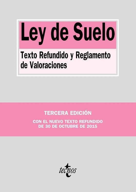 LEY DE SUELO | 9788430968619 | EDITORIAL TECNOS | Llibreria La Gralla | Llibreria online de Granollers