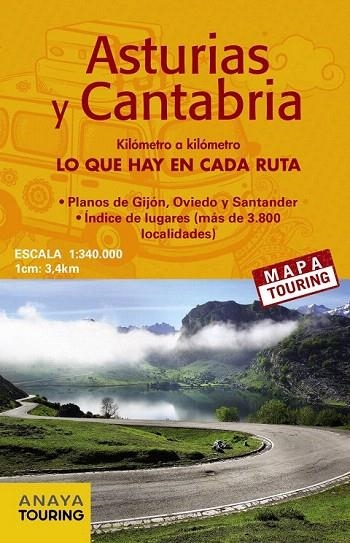 ASTURIAS Y CANTABRIA MAPA 2016 | 9788499358512 | Llibreria La Gralla | Llibreria online de Granollers