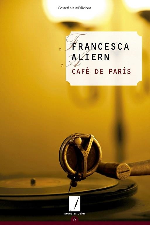 CAFE DE PARIS | 9788490344101 | ALIERN, FRANCESCA | Llibreria La Gralla | Llibreria online de Granollers