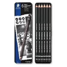 SET LLAPIS STAEDTLER LUMOGRAPH BLACK 6UN | 4007817185568 | 100BG6 | Llibreria La Gralla | Llibreria online de Granollers