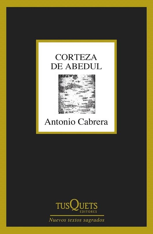 CORTEZA DE ABEDUL | 9788490662892 | CABRERA, ANTONIO | Llibreria La Gralla | Llibreria online de Granollers