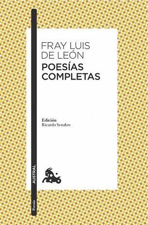 POESIAS COMPLETAS | 9788467047707 | FRAY LUIS DE LEON | Llibreria La Gralla | Llibreria online de Granollers