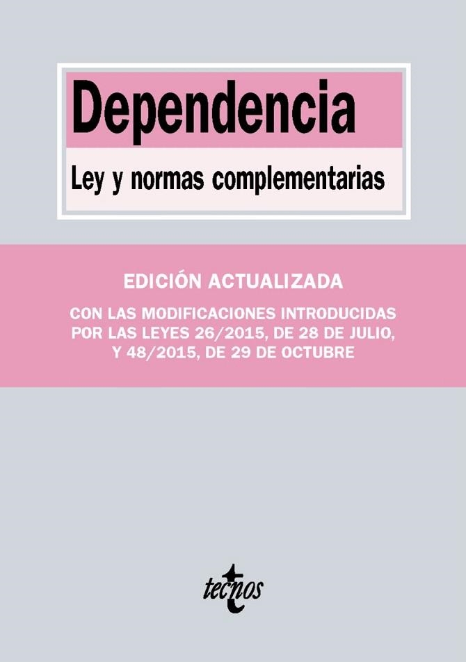 DEPENDENCIA | 9788430969067 | EDITORIAL TECNOS | Llibreria La Gralla | Llibreria online de Granollers