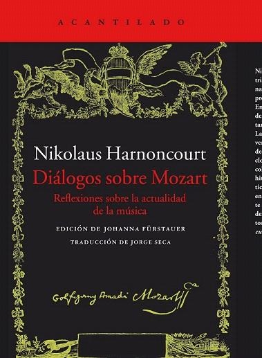 DIÁLOGOS SOBRE MOZART | 9788416011766 | HARNONCOURT, NIKOLAUS | Llibreria La Gralla | Llibreria online de Granollers