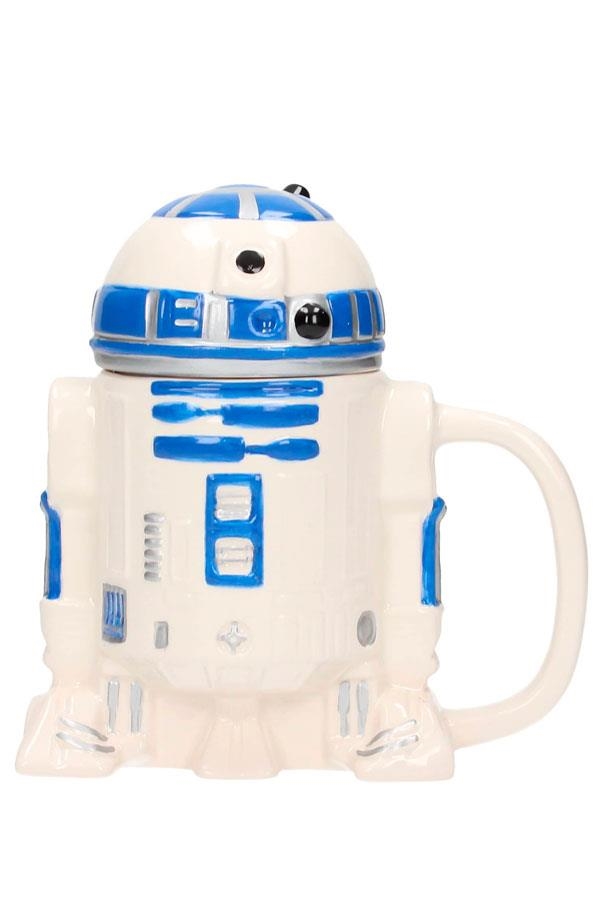 TASSA CERAMICA STAR WARS R2-D2 AMB TAPA | 8436546894322 | SD TOYS | Llibreria La Gralla | Llibreria online de Granollers