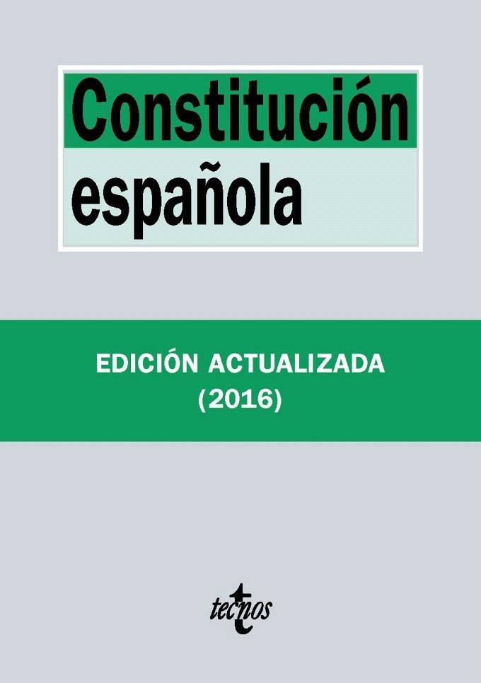 CONSTITUCIÓN ESPAÑOLA | 9788430969432 | EDITORIAL TECNOS | Llibreria La Gralla | Llibreria online de Granollers