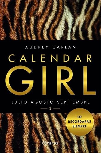 CALENDAR GIRL 3 | 9788408159636 | CARLAN, AUDREY | Llibreria La Gralla | Librería online de Granollers
