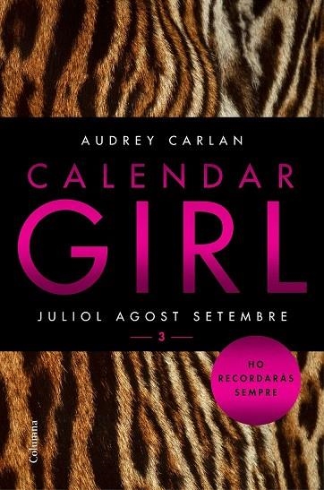 CALENDAR GIRL 3 (CATALÀ) | 9788466421249 | CARLAN, AUDREY | Llibreria La Gralla | Librería online de Granollers