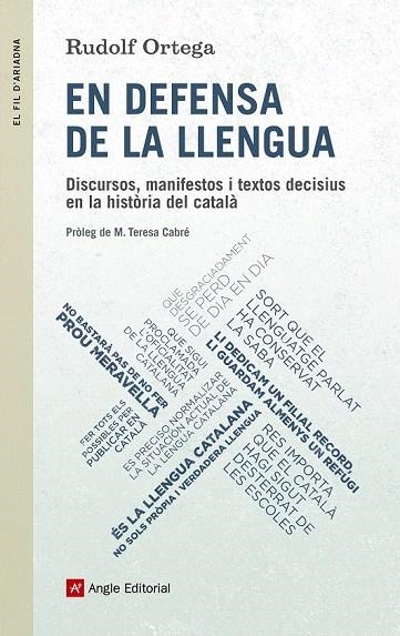 EN DEFENSA DE LA LLENGUA | 9788415307235 | ORTEGA, RUDOLF | Llibreria La Gralla | Llibreria online de Granollers