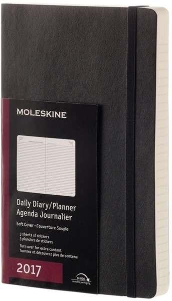 AGENDA 2017 MOLESKINE A5 DP NEGRE | 8051272893229 | Llibreria La Gralla | Llibreria online de Granollers