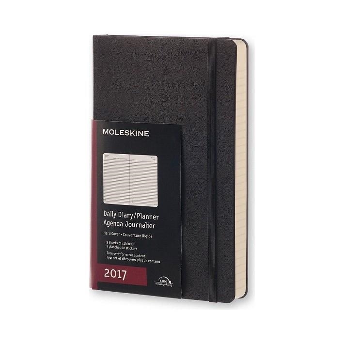 AGENDA 2017 MOLESKINE A5 D/P NEGRE | 8051272893205 | Llibreria La Gralla | Llibreria online de Granollers