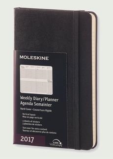 AGENDA 2017 MOLESKINE A7 S/V VERTICAL NEGRE | 8051272893380 | Llibreria La Gralla | Llibreria online de Granollers