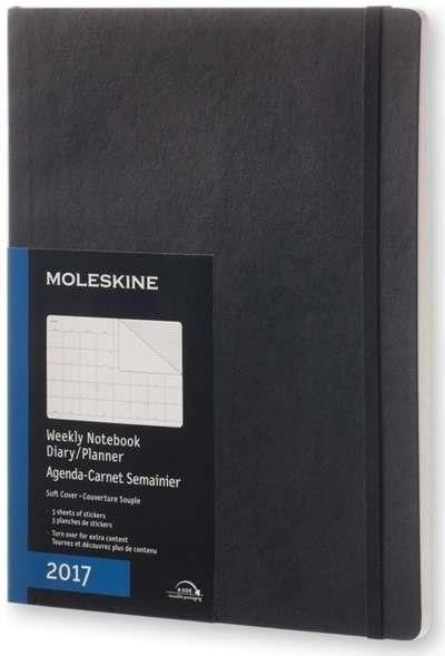 AGENDA 2017 MOLESKINE A4 S/V NEGRE | 8051272893373 | Llibreria La Gralla | Llibreria online de Granollers